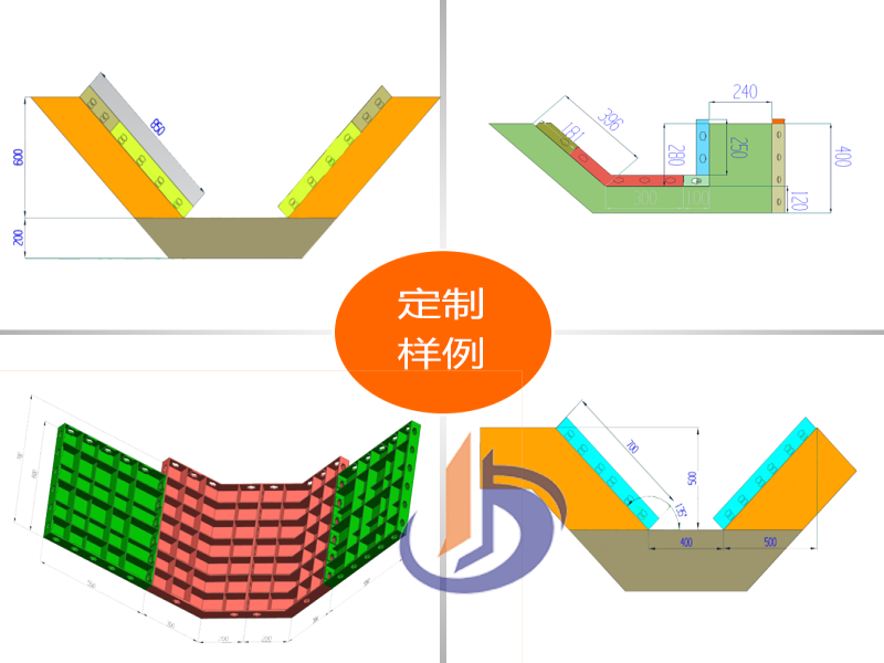 梯形水沟模板、塑钢模具